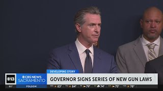 Series of new gun safety bills signed into law by California governor