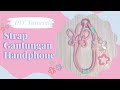 ide jualan strap HP dengan simpul kupu kupu | how to make handphone strap with butterfly knot