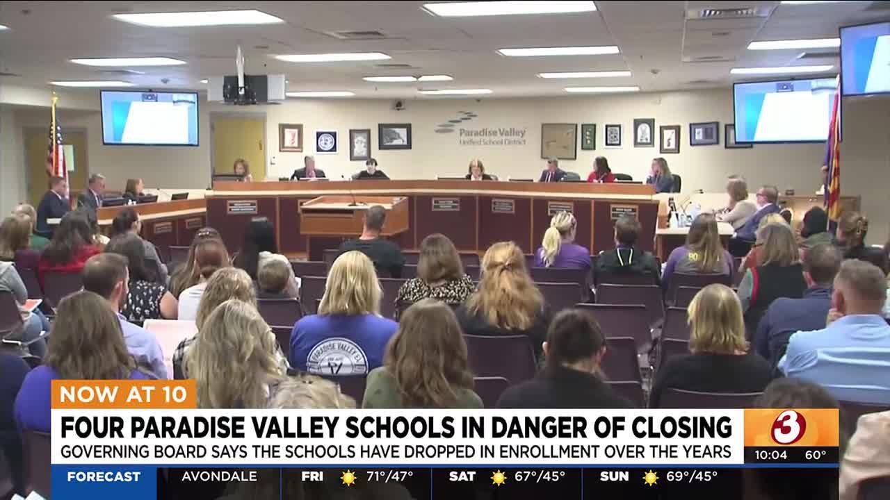 Four Paradise Valley district schools in danger of closing YouTube