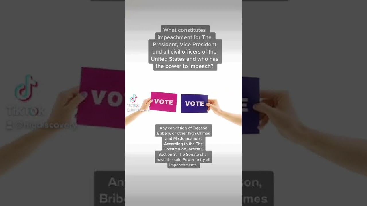 What constitutes impeachment and who has the power to impeach?