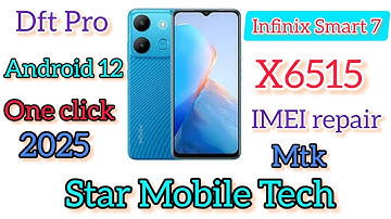 Infinix Smart 7 Imei Repair Dft pro || how to Infinix smart 7 Imei Repair || all infinix x6515#viral