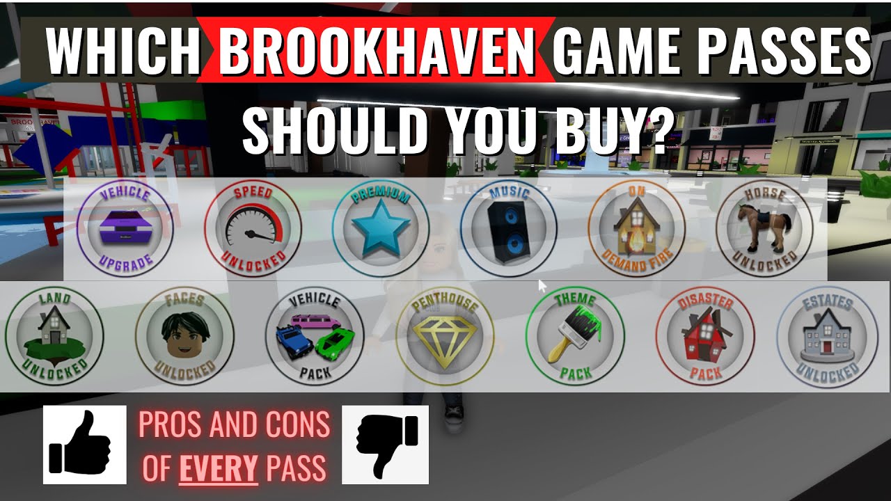 ❓ WHICH BROOKHAVEN GAME PASSES SHOULD YOU BUY? **** link to updated version  in description**** 