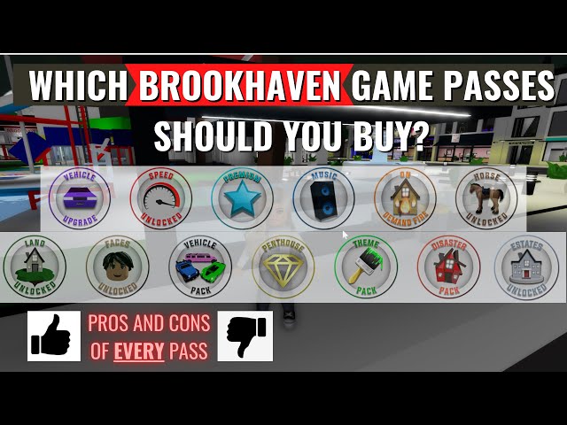 NOOB BUYS ALL THE GAMEPASSES in Brookhaven 🏡 RP..