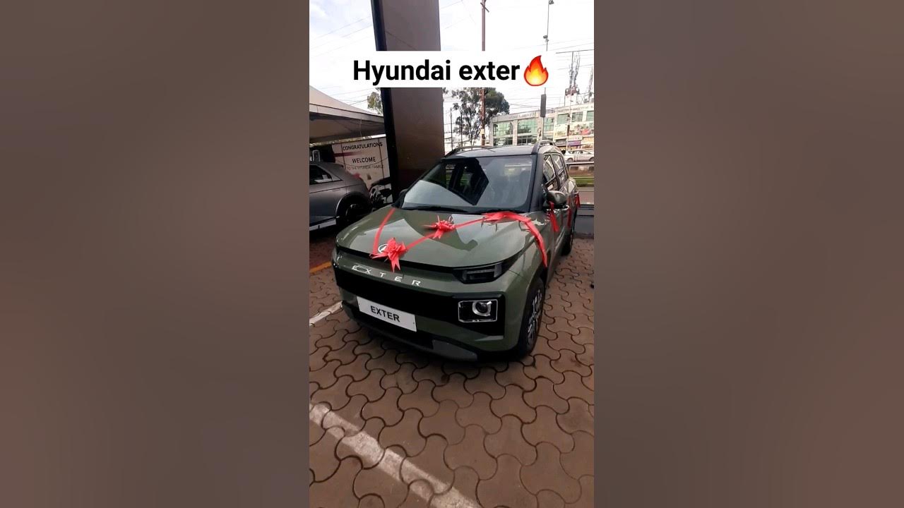 hyundai exter🔥wheel size #2023 #tyres #bhopal #hyundai #hyundaiexter #