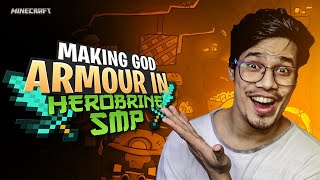God Armour In Herobrine SMP | Day #8