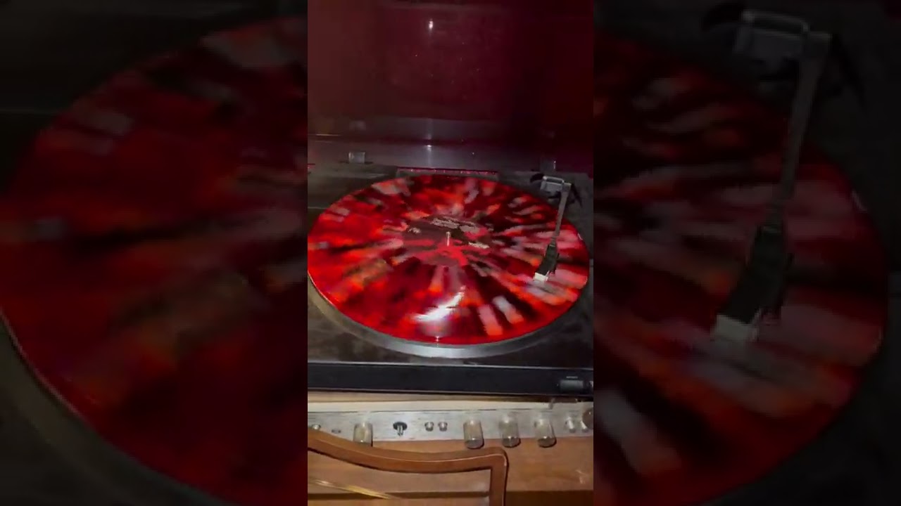 Listening To Burnt Offerings By Iced Earth On Vinyl