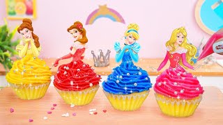 Cutest Princess Cake Ever 😍 Beautiful Miniature Princess Cupcakes Decorating 🎀 Mini Cakes