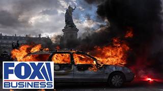 Violent protests SPREAD across France
