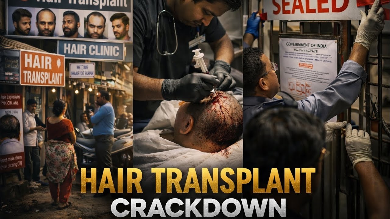 Hair Transplant Scams in India | Government Crackdown Explained