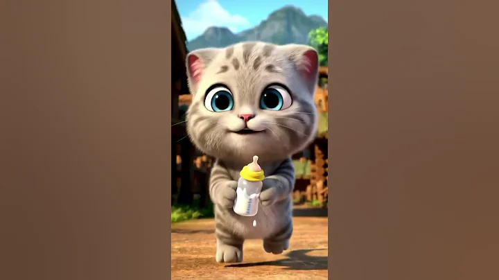 Video 9605231: cat kitten cutecat funny, cat kitten cute funny, cat beautiful blue eyes