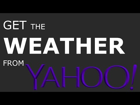 how-to-use-the-yahoo!-weather-api