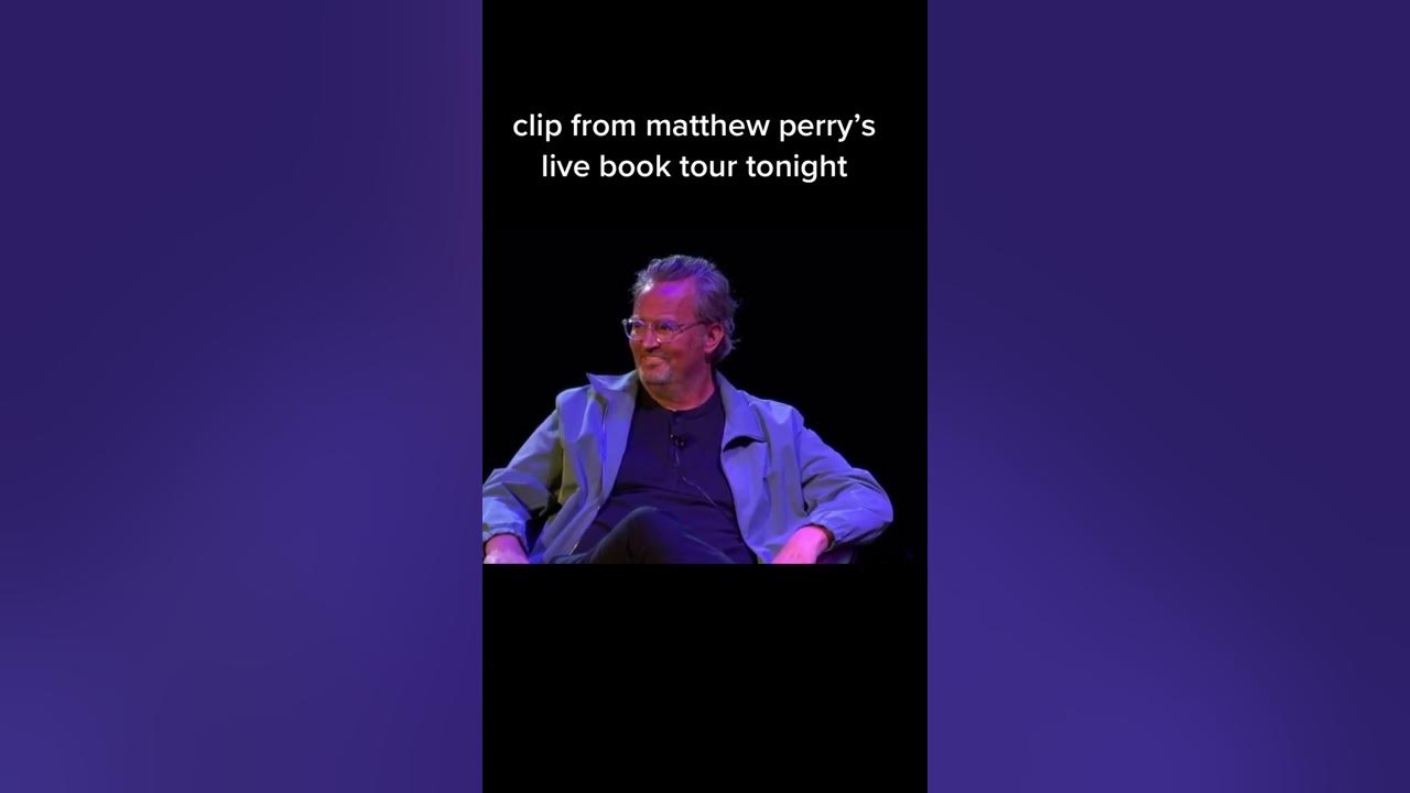 Matthew Perry Book Tour YouTube