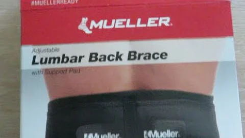 Mueller Lumbar Back Brace Review and Demo