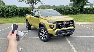 2023 gmc canyon at4: start up, exhaust, test drive, walkaround, pov and review