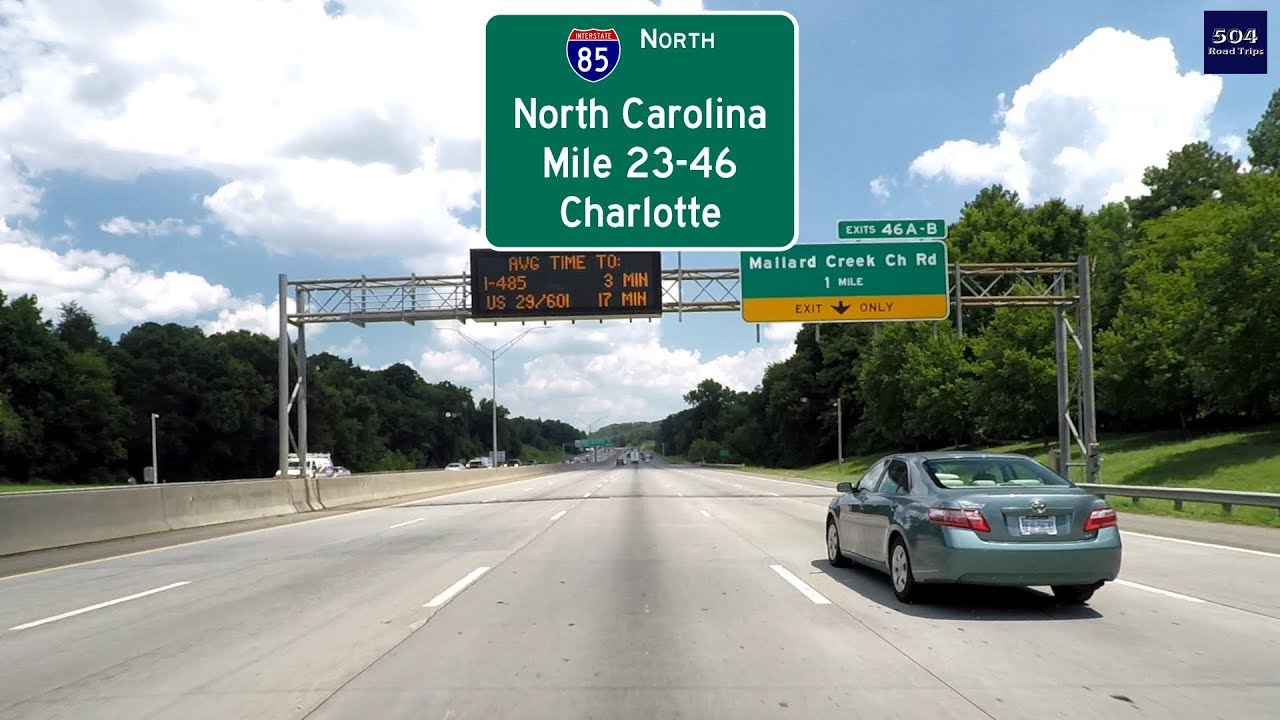 Road Trip #322 - I-85 North - North Carolina Mile 23-46 (Charlotte)