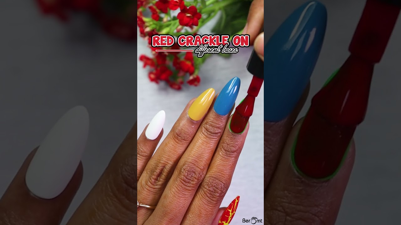 🌟 Trendy Crackle Nail Polish 💅