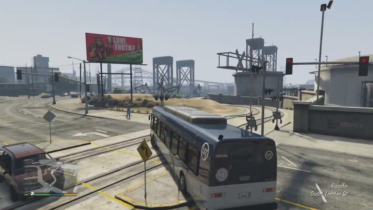 GTA V drowning the transit bus with full of people part 31