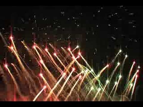 China Fireworks: Opening Segment (Mozart) - Montreal 2008