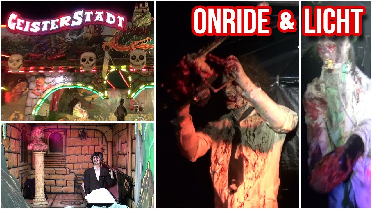 Geisterstadt (Fellerhoff) - Onride & Licht [Camcorder POV / 50 fps] - Rheinkirmes 2019 in Düsseldorf