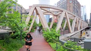 Walk the High Line (360 VR, Part 1 - Manhattan West & Hudson Yards) New York, NY!