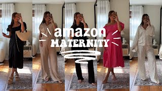 AMAZON FASHION MATERNITY HAUL: bump friendly &amp; post partum outfits