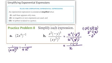 Integer Exponents and Scientific Notation (Review) - Math 14 2014 P 2 Video 3