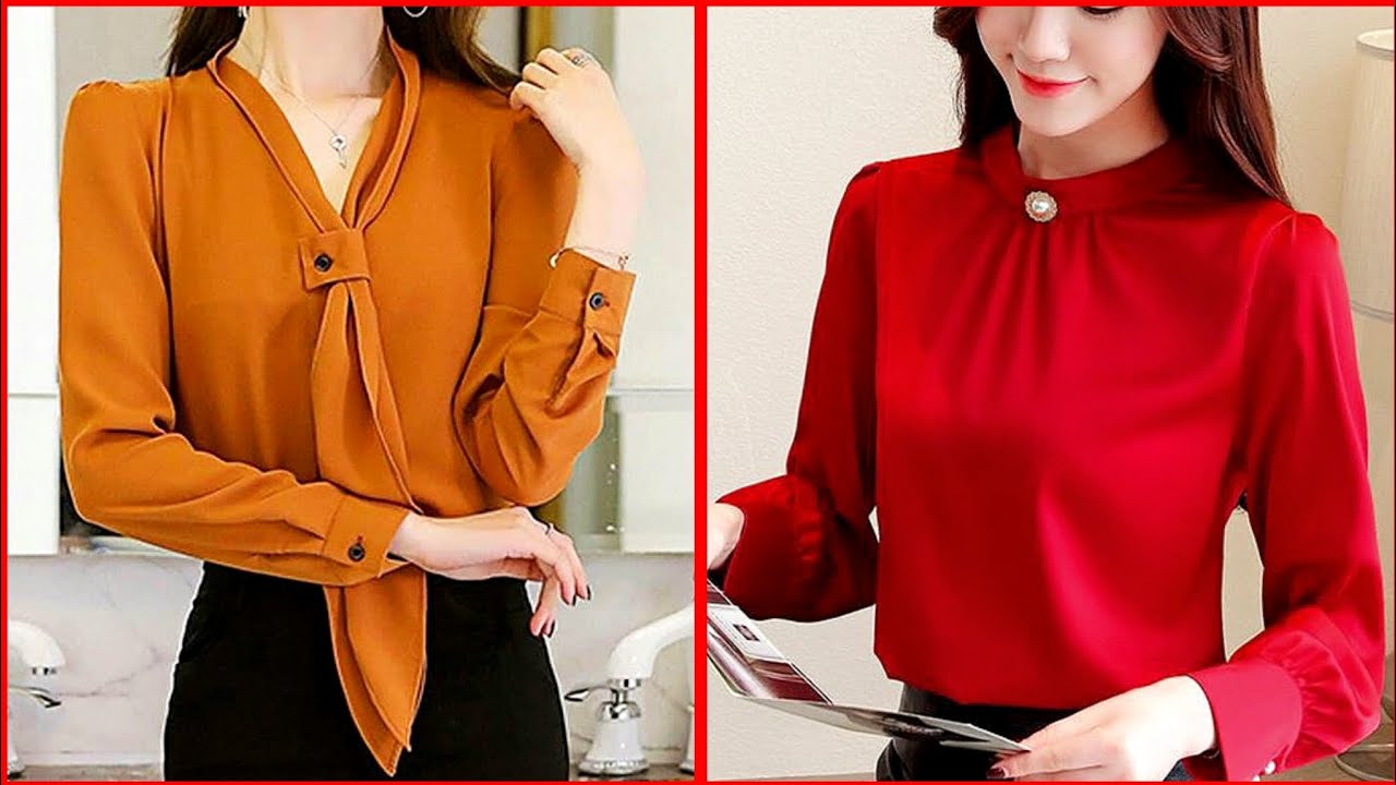 😍💛LAS BLUSAS DE MARCA DECEND 💫 MÁS ELEGANTES Y HERMOSAS - YouTube
