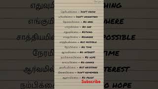 #spokenenglish #english #learning #learnenglish #vocabulary #tamil #viral