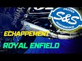 Montage et prsentation de lchappement ss 2 en 1 pour royal enfield