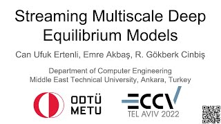 Streaming Multiscale Deep Equilibrium Models (ECCV'22)