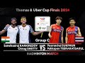 Rankireddy shetty vs  sukphun teeraratsakul  badminton thomas  uber cup finals 2024