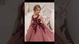 Sunnypetal Embroidery Floral Appliques Floor-Length Soft Tulle Flower Girl Dresses #flowergirldress screenshot 5