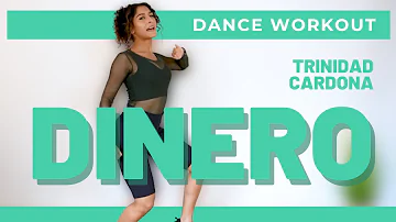 TikTok Squats and Salsa Zumba-style dance workout to Dinero - Trinidad Cardona | Dance fitness