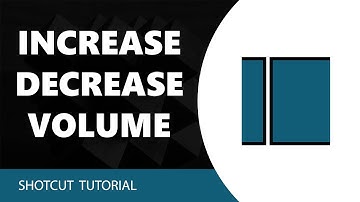 How To Increase And Decrease Volume In Shotcut