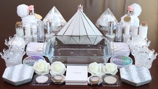 Mixing White Pearlmakeup,More Stuff & White Pearl Slime Into Slimemost Satisfying Slime Video.