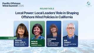 2025 Roundtable: Local Power — Local Leaders’ Role in Shaping Offshore Wind Policies in California