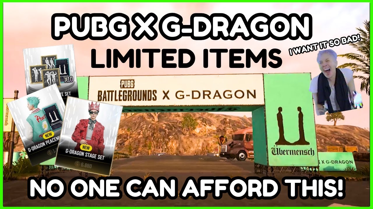 No One Can Afford G-DRAGON x PUBG Limited Items💸 #gdragon #gd #pubg #pubgmobile