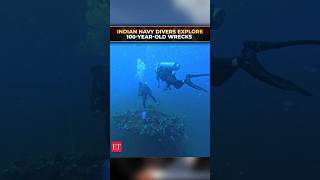 Indian Navy dives 180 feet deep to find hidden WWI and WWII shipwrecks off Colombo