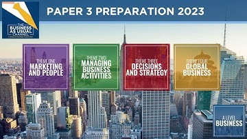 Preparing for Edexcel A Level Business Paper 3 2023 - The UK Car Market