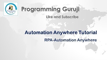 RPA Automation Anywhere | RPA | Automation Anywhere training Session 2