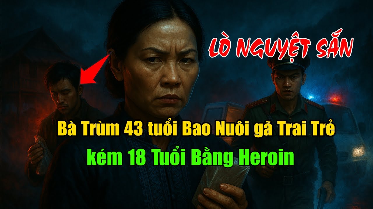 LÒ NGUYỆT SẮN: Bà Trùm 43 Tuổi Nuôi Gã Trai Kém 18 Tuổi Bằng HEROIN Kết Thúc Bằng Án Tử