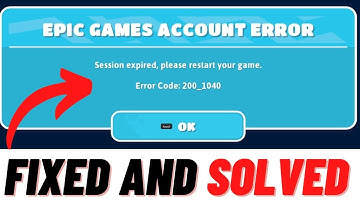How to Fix Fall Guys Error Code 200_1040 / 200_001 || Authentication Failure || Network Error