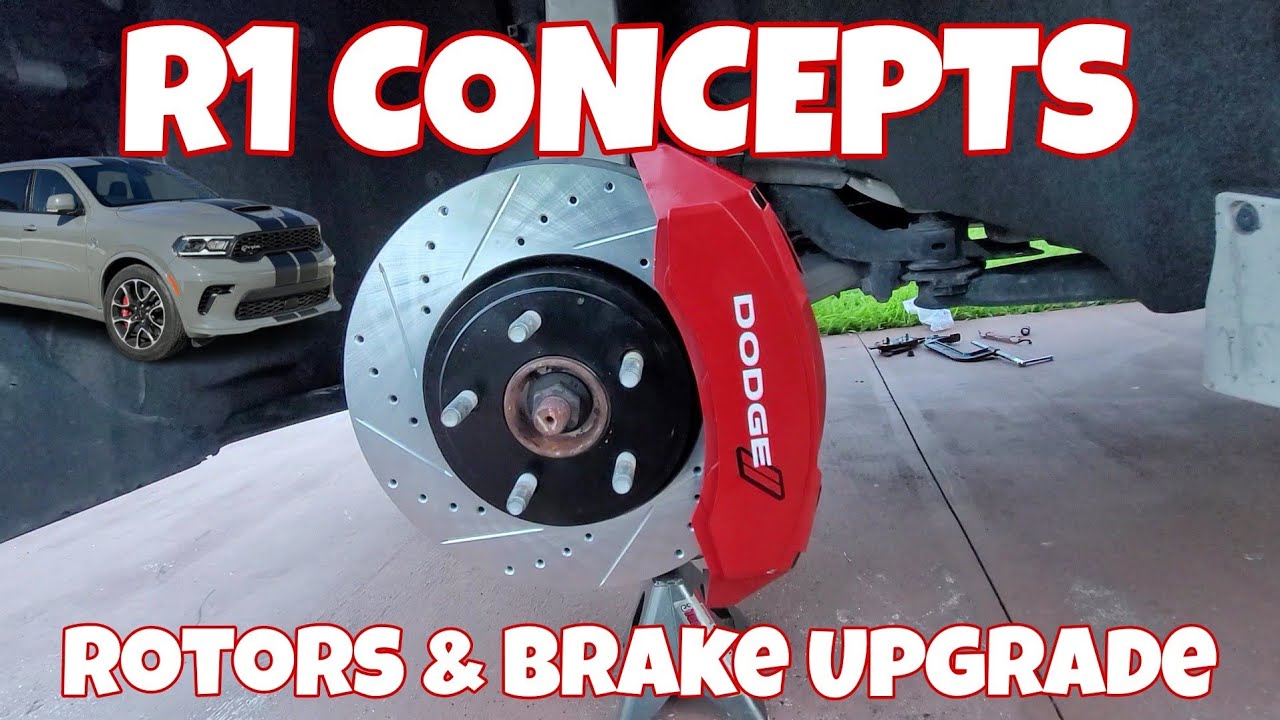 Durango R1 Concepts rotors and brake pads upgrade CCI Auto Caliper