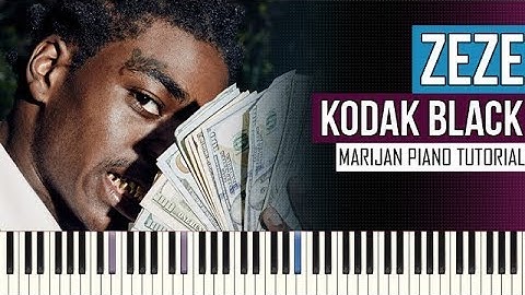 How To Play: Kodak Black ft. Travis Scott & Offset - ZEZE | Piano Tutorial