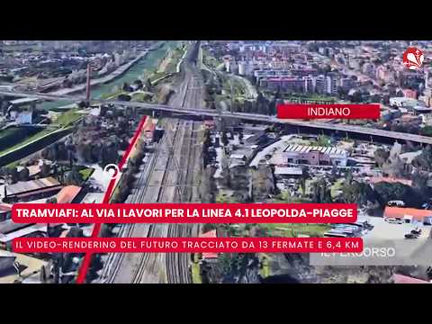 Video Tramvia di Firenze 4.1, linea Leopolda-Le Piagge, al via i lavori da 200 milioni