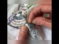 Intuitive daily stitching: back stitch circles