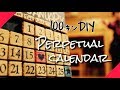 【100均DIY】万年カレンダー作ってみた！　I tried to make a perpetual calendar