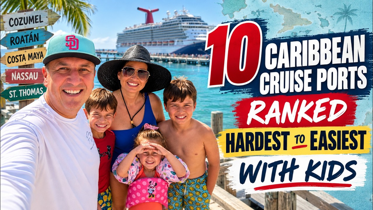 10 Caribbean Cruise Ports RANKED for Families: Easiest to Hardest With Kids