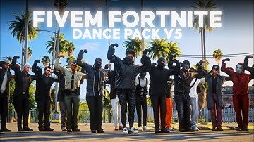 New Fortnite FiveM Dance Emote Pack V5 (APT, Cupid, Firework and more)