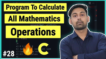 Program To Calculate All Mathematical Operations In C Using Arithmetic Operators